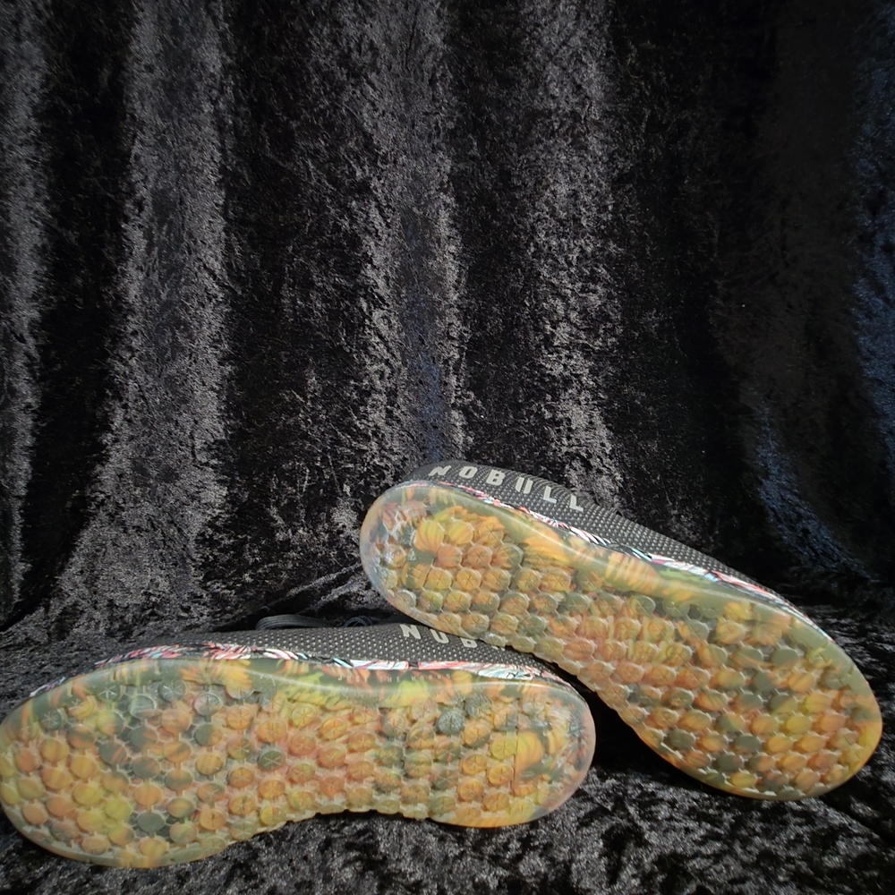 NOBULL Black Athletic Shoes with Colorful Soles - Picture 5 of 5
